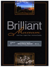 Lade das Bild in den Galerie-Viewer, Brilliant Museum SilverGloss Natural 111,8cm x 12m 300g/m²