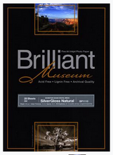 Lade das Bild in den Galerie-Viewer, Brilliant Museum SilverGloss Natural 43,2cm x 12m 300g/m²
