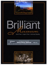 Lade das Bild in den Galerie-Viewer, Brilliant Museum SilverGloss Natural 111,8cm x 12m 300g/m²
