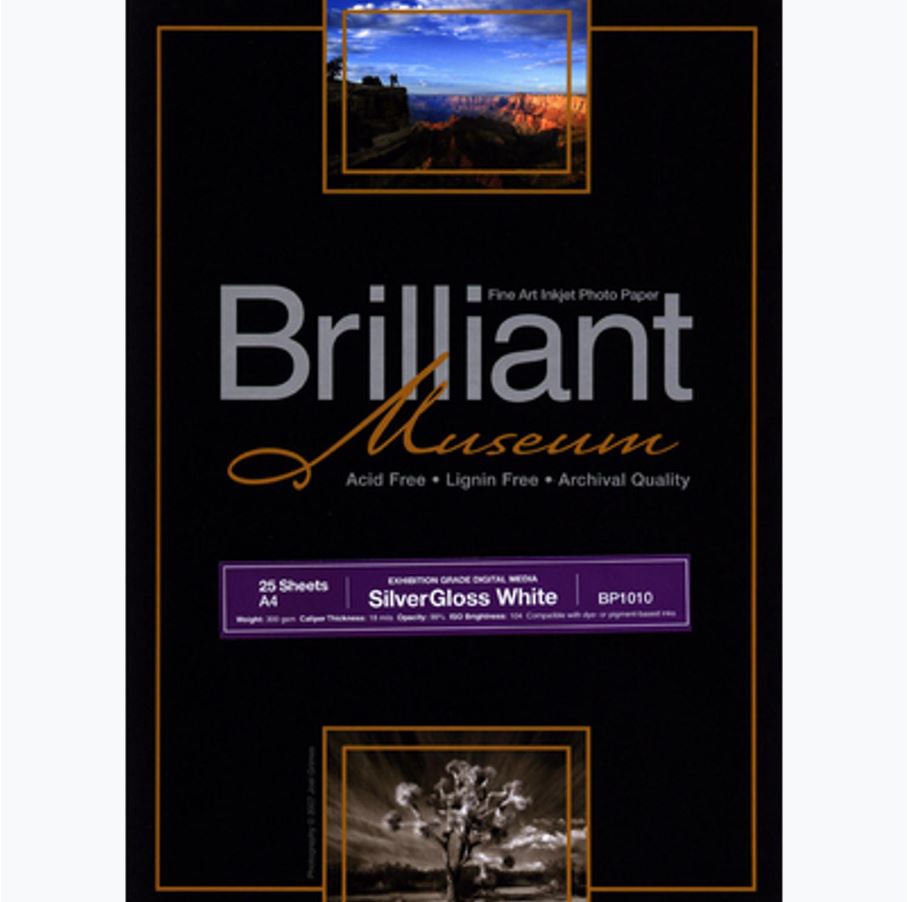アート・デザイン・音楽 Brilliant Museum Inkjet Photo Paper x3